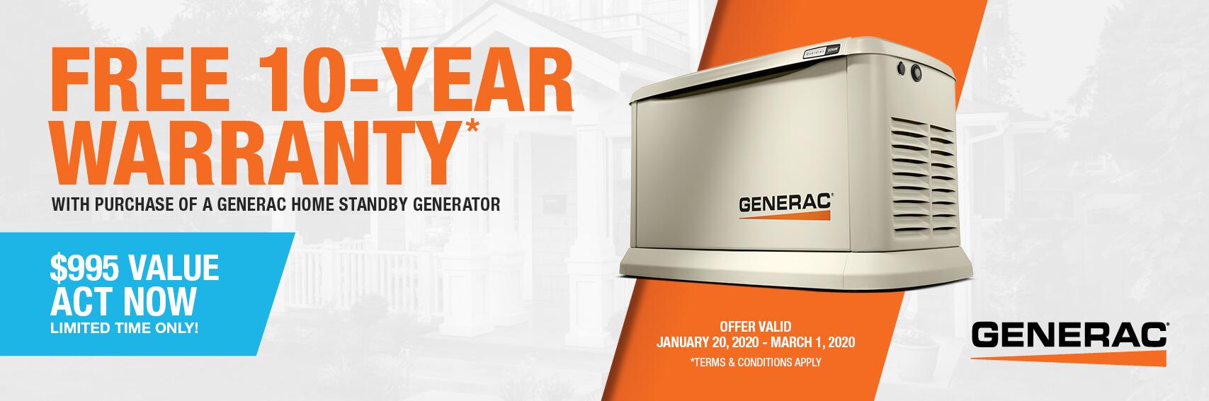 Homestandby Generator Deal | Warranty Offer | Generac Dealer | Leitchfield, KY